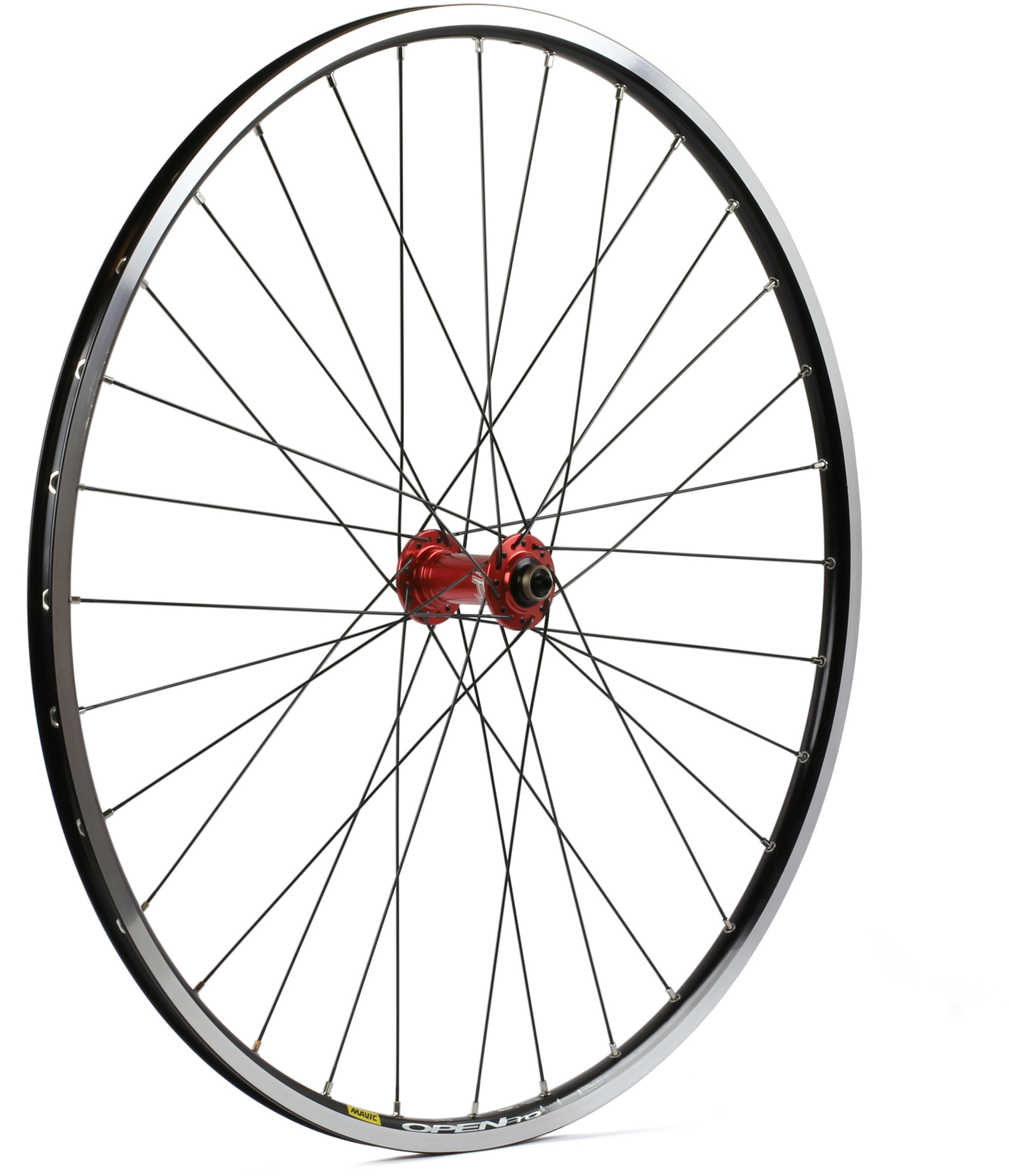 HOPE Front Wheel - Open Pro - RS4 32H - Red - Hoops